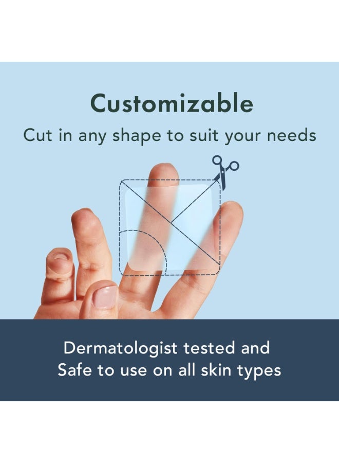 Rael Pimple Patches, Miracle XL Spot Control Cover - Extra Large Size for Back and Body, Korean Skincare, Hydrocolloid Acne Spot Treatment Patch, Vegan & Cruelty Free (8 Count) - Image 3